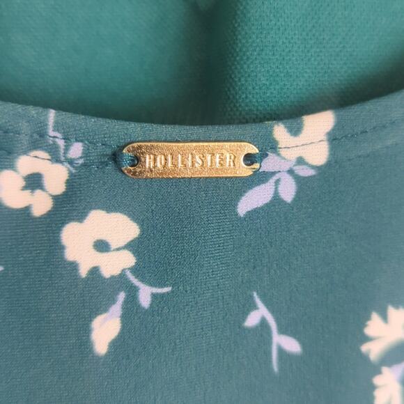 NWT Hollister Swimsuit Floral Print With Tie Back Women's Size Large - Picture 5 of 11